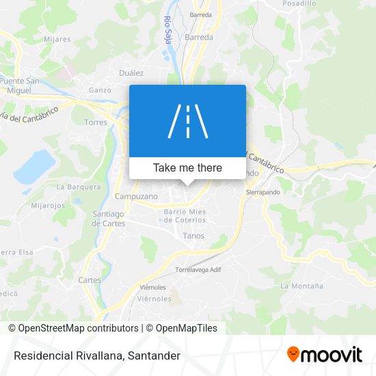 Residencial Rivallana map
