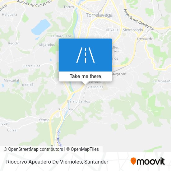Riocorvo-Apeadero De Viérnoles map
