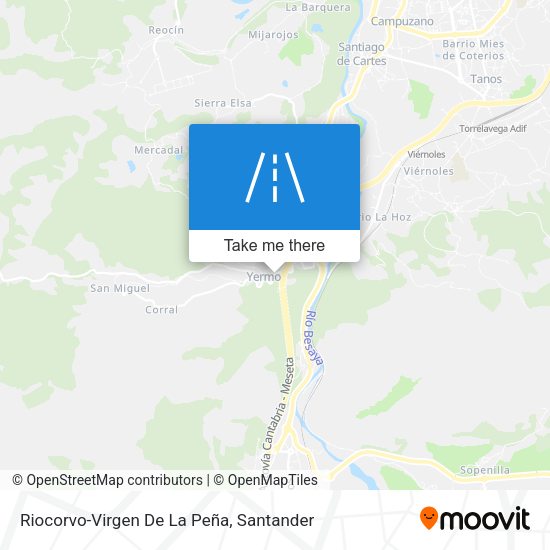 Riocorvo-Virgen De La Peña map