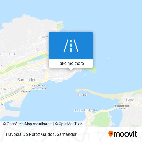 Travesía De Pérez Galdós map