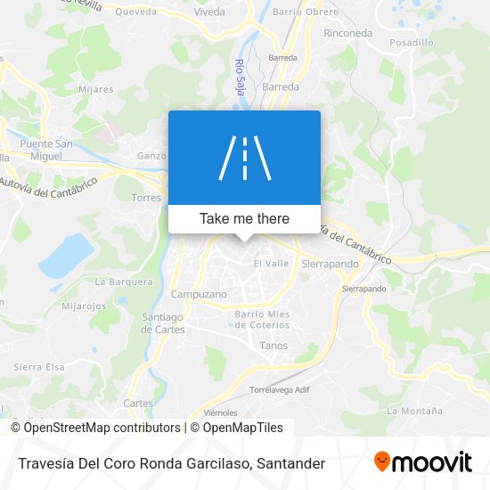 Travesía Del Coro Ronda Garcilaso map