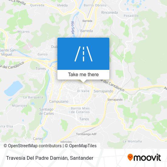 Travesía Del Padre Damián map