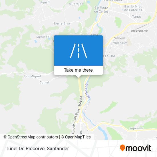 Túnel De Riocorvo map