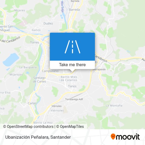Ubanización Peñalara map