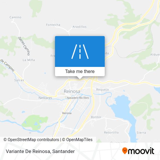 Variante De Reinosa map