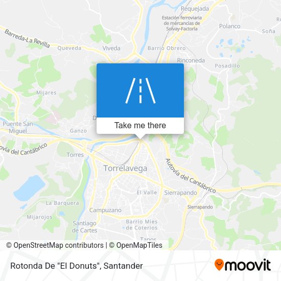 Rotonda De "El Donuts" map