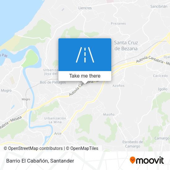 Barrio El Cabañón map