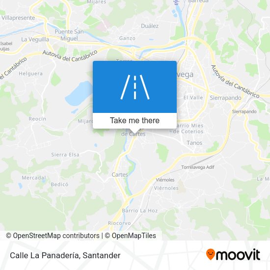 Calle La Panadería map