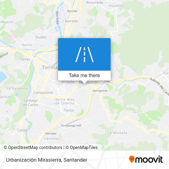 Urbanización Mirasierra map