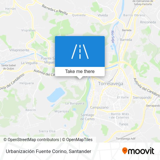 Urbanización Fuente Corino map