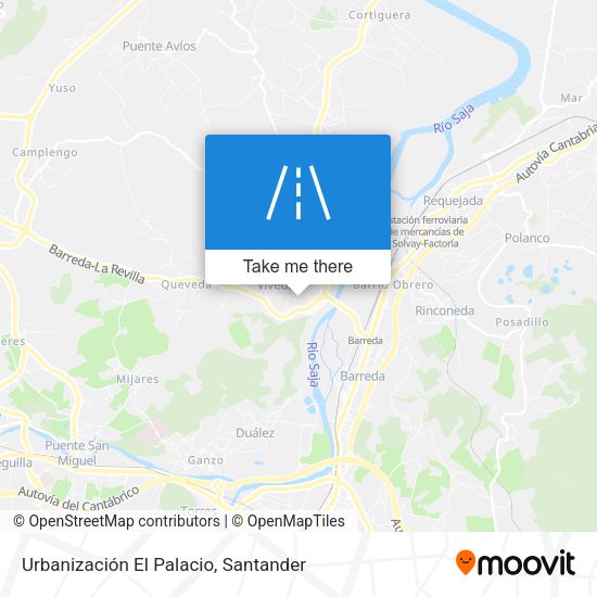 Urbanización El Palacio map
