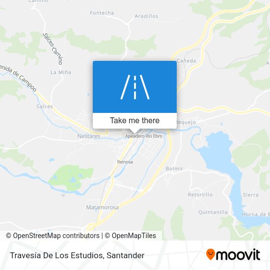 Travesía De Los Estudios map