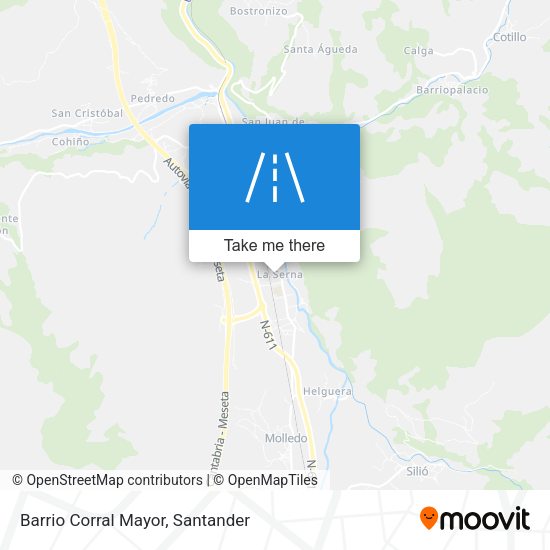 Barrio Corral Mayor map