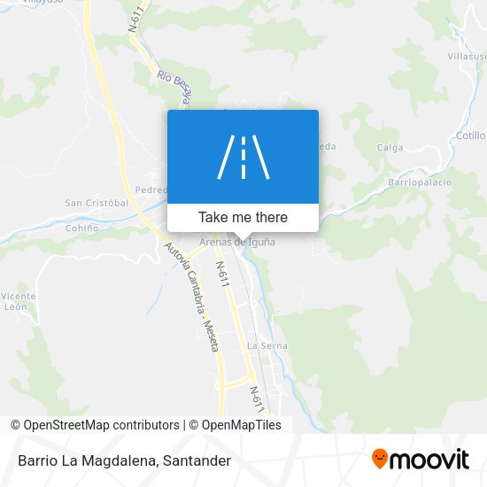 Barrio La Magdalena map