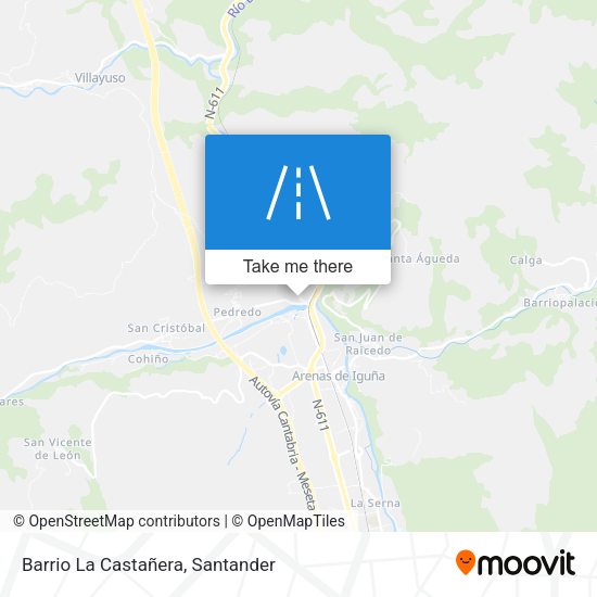 Barrio La Castañera map