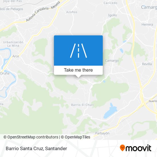 Barrio Santa Cruz map