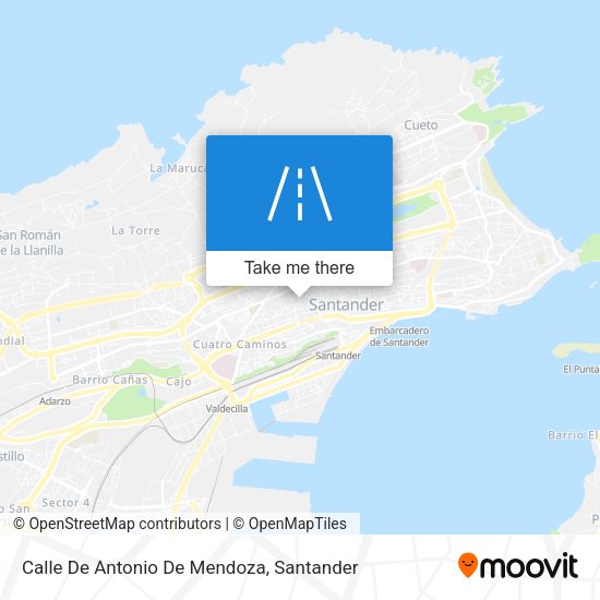 Calle De Antonio De Mendoza map