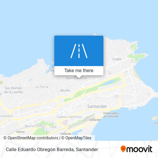 Calle Eduardo Obregón Barreda map