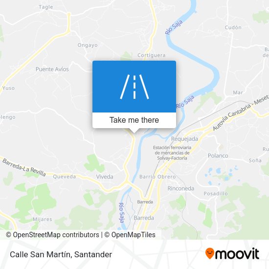 Calle San Martín map