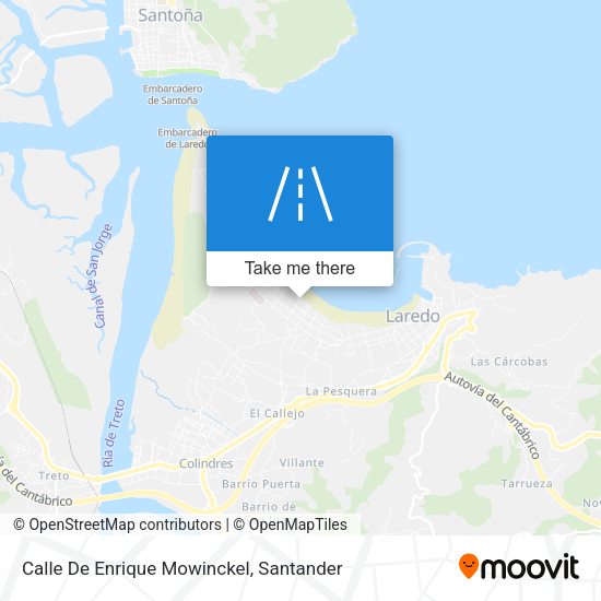 Calle De Enrique Mowinckel map
