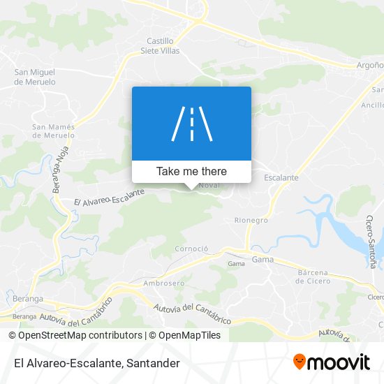 El Alvareo-Escalante map