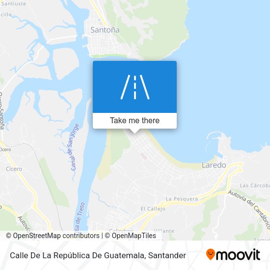 Calle De La República De Guatemala map