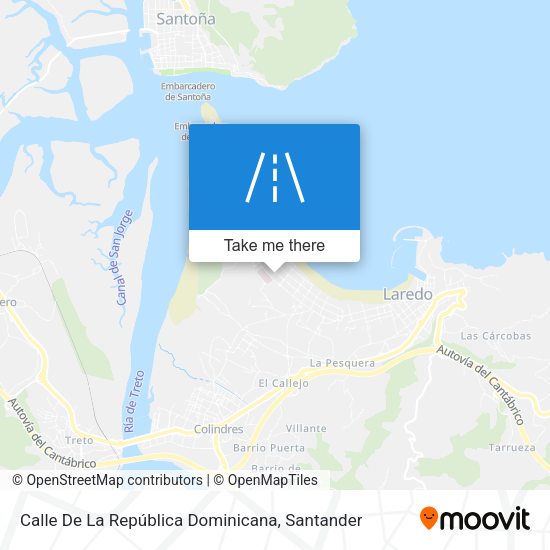 Calle De La República Dominicana map