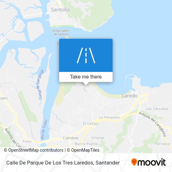 Calle De Parque De Los Tres Laredos map