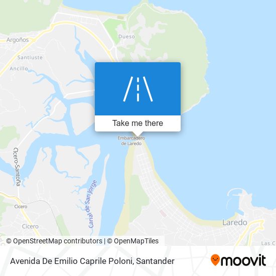 Avenida De Emilio Caprile Poloni map