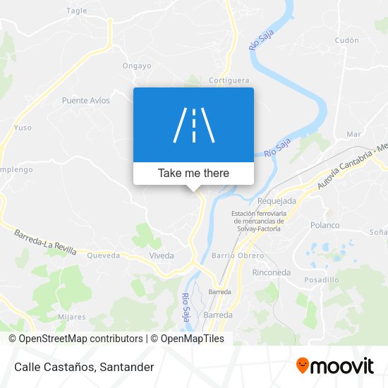 Calle Castaños map