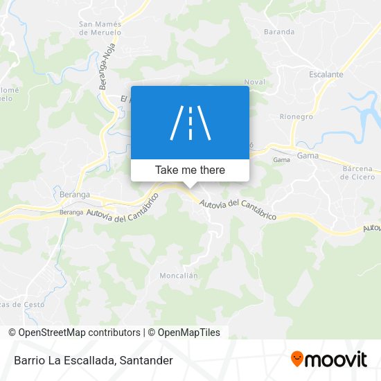 Barrio La Escallada map