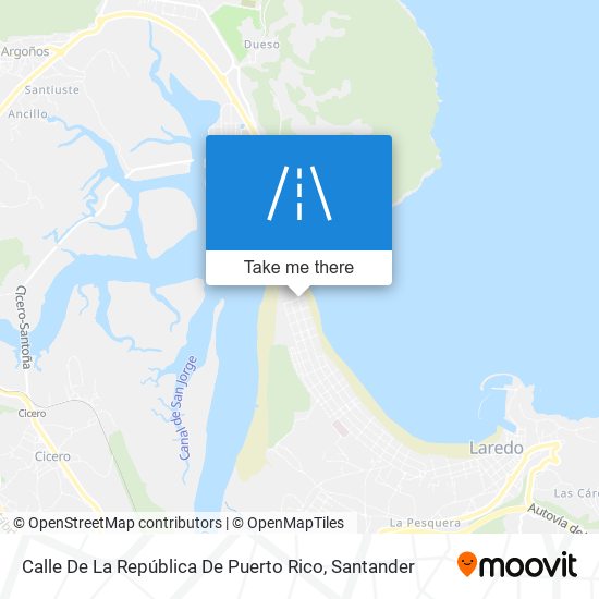 Calle De La República De Puerto Rico map