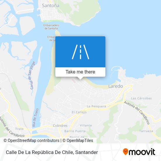 Calle De La República De Chile map