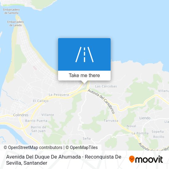 Avenida Del Duque De Ahumada - Reconquista De Sevilla map