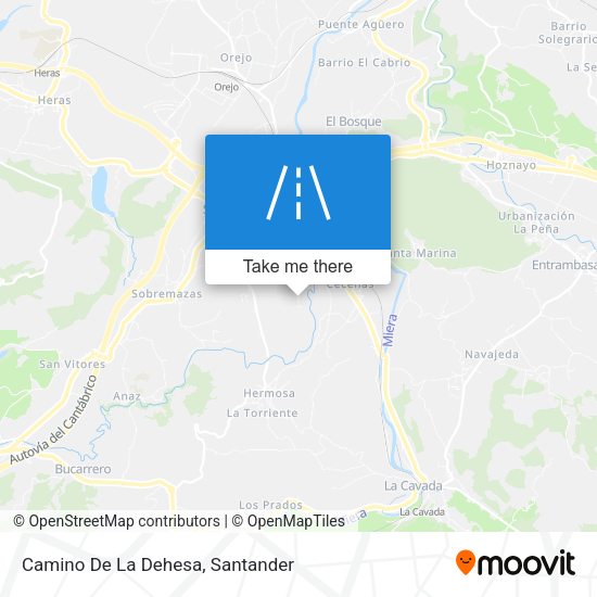 Camino De La Dehesa map