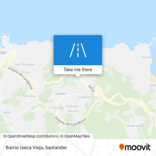 Barrio Iseca Vieja map