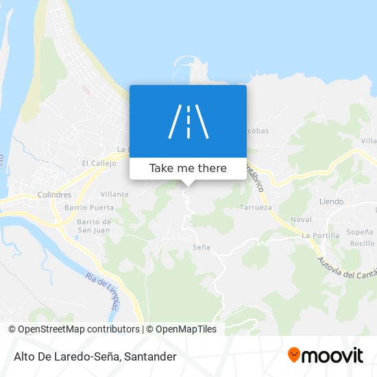 Alto De Laredo-Seña map