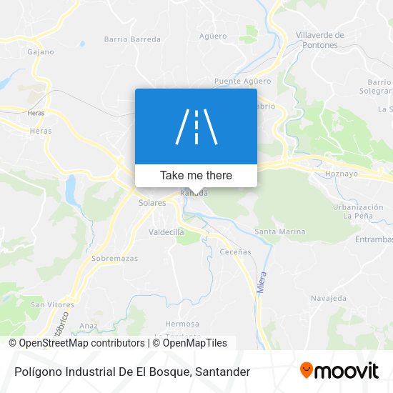 Polígono Industrial De El Bosque map