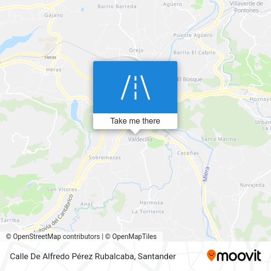 Calle De Alfredo Pérez Rubalcaba map