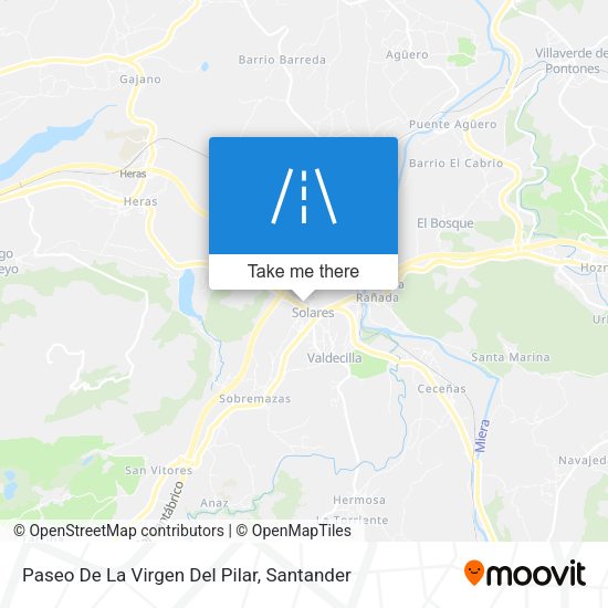 Paseo De La Virgen Del Pilar map