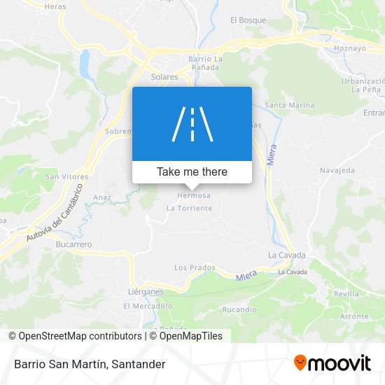Barrio San Martín map