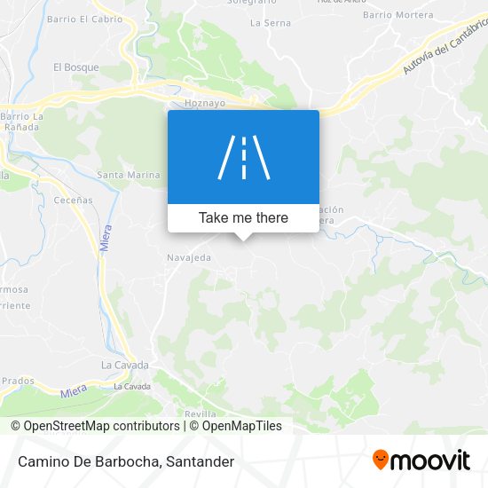 Camino De Barbocha map