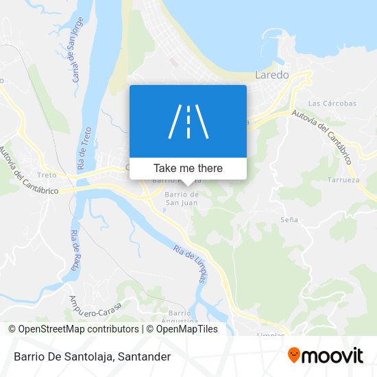 Barrio De Santolaja map