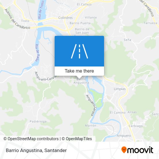 Barrio Angustina map