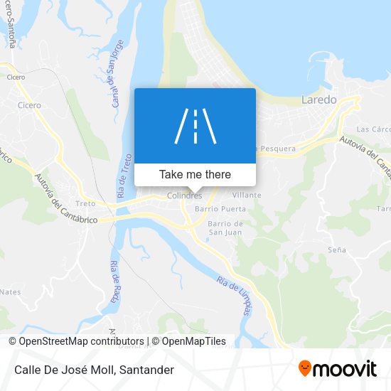 Calle De José Moll map