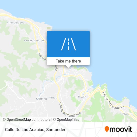 Calle De Las Acacias map