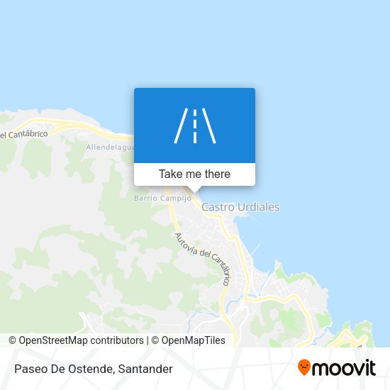 Paseo De Ostende map