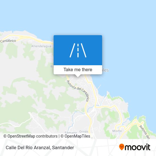 Calle Del Río Aranzal map