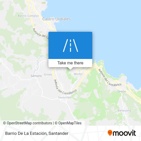Barrio De La Estación map