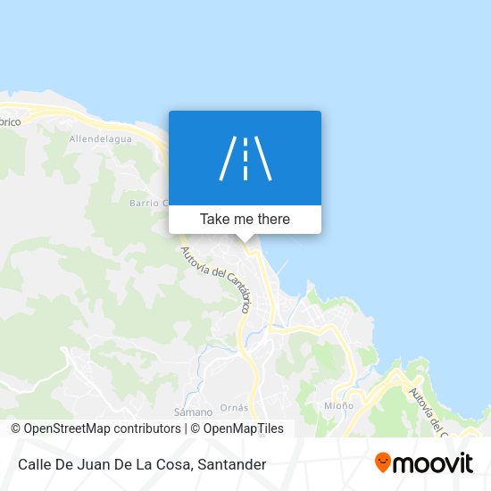 Calle De Juan De La Cosa map